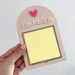 Personalized Post It Holder