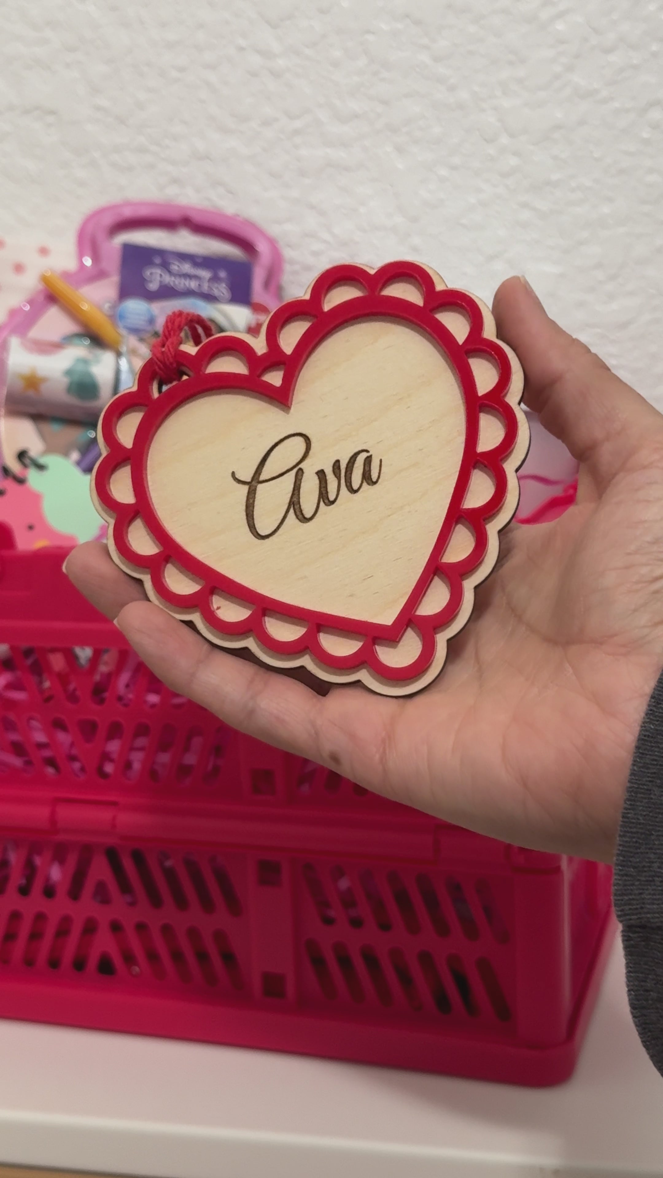 Heart Name Tag