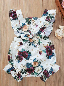 Flower Printed Romper