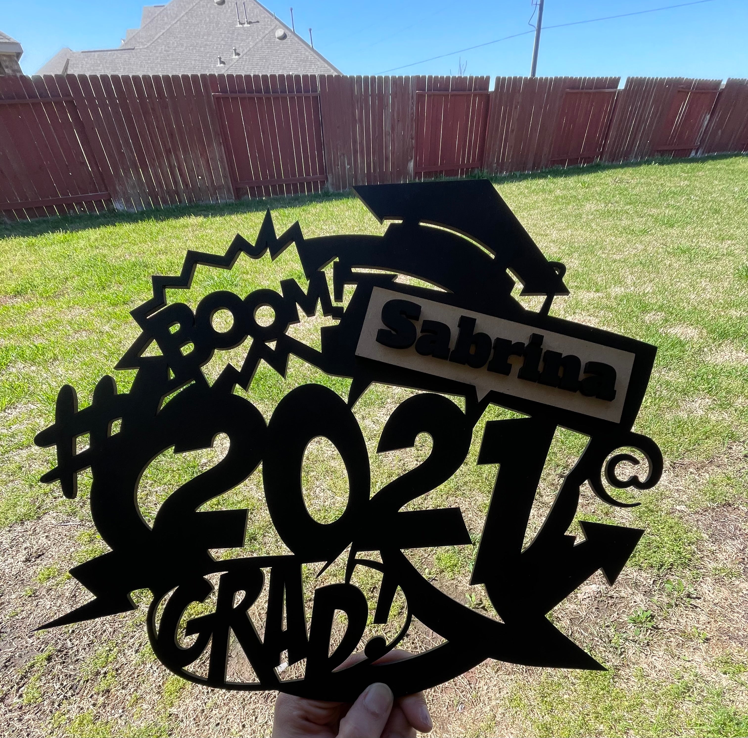 grADUATION GIFT SIGN