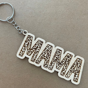 MAMA Leopard Keychain