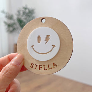 Smiley Face Name Tag