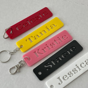 Acrylic Name Tags / Keychains