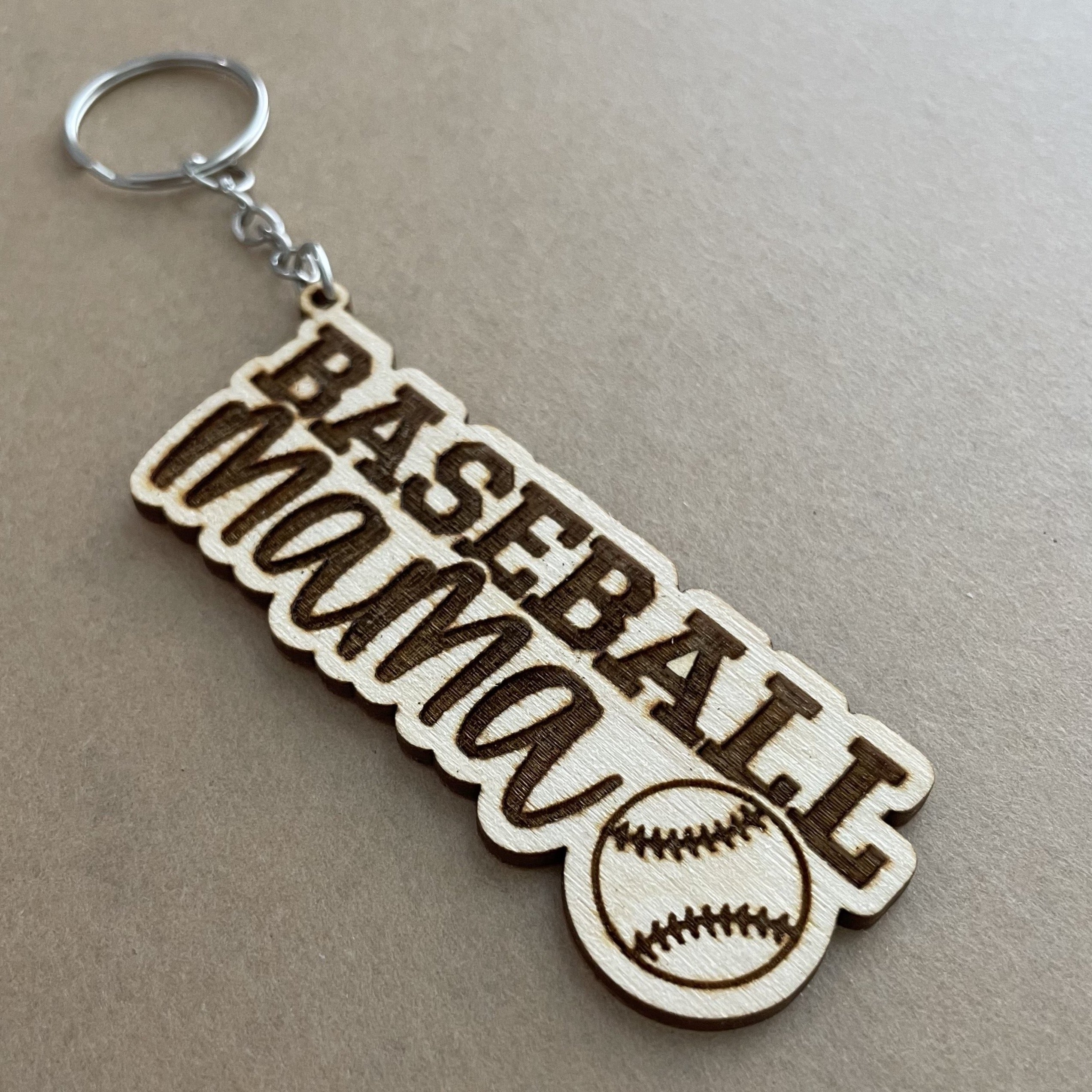 sport mama keychain personalize custom