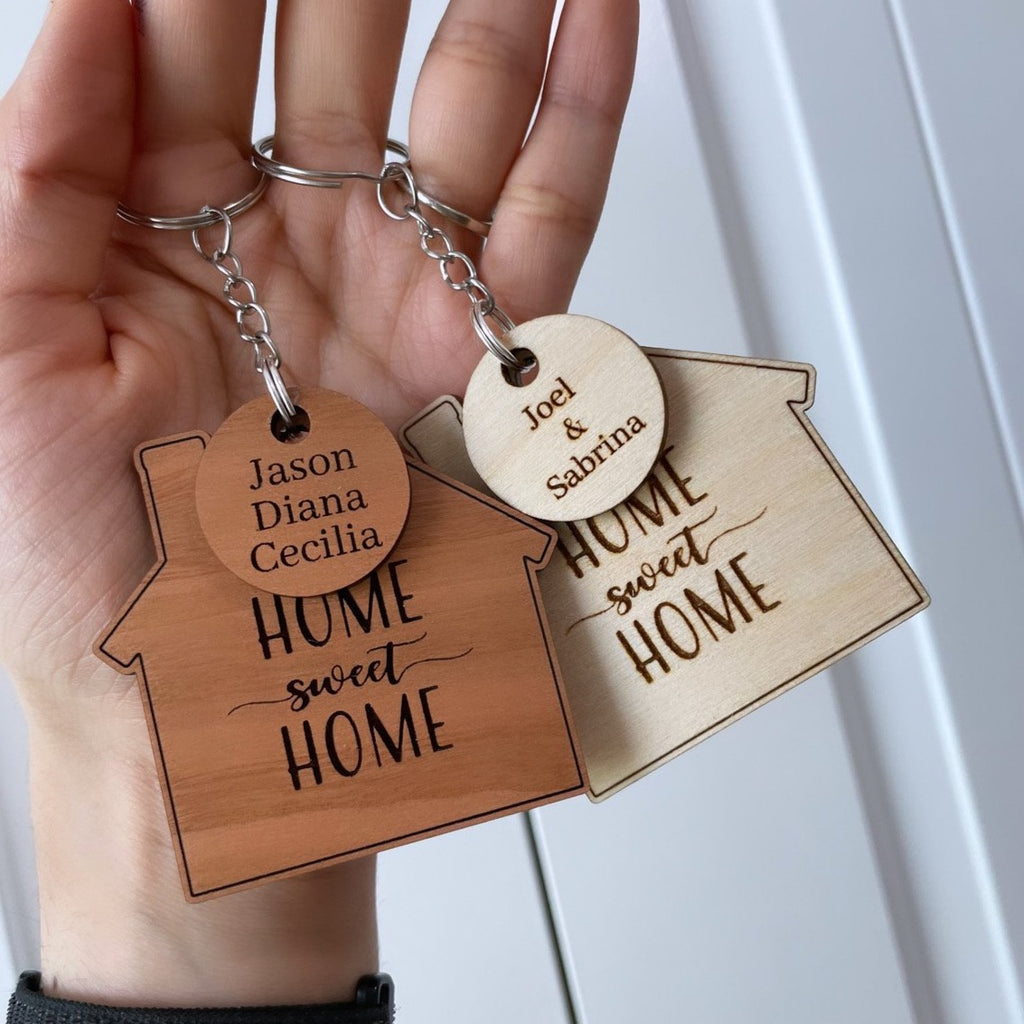 new home buyer gift , home sweet home keychains , personalized gifts