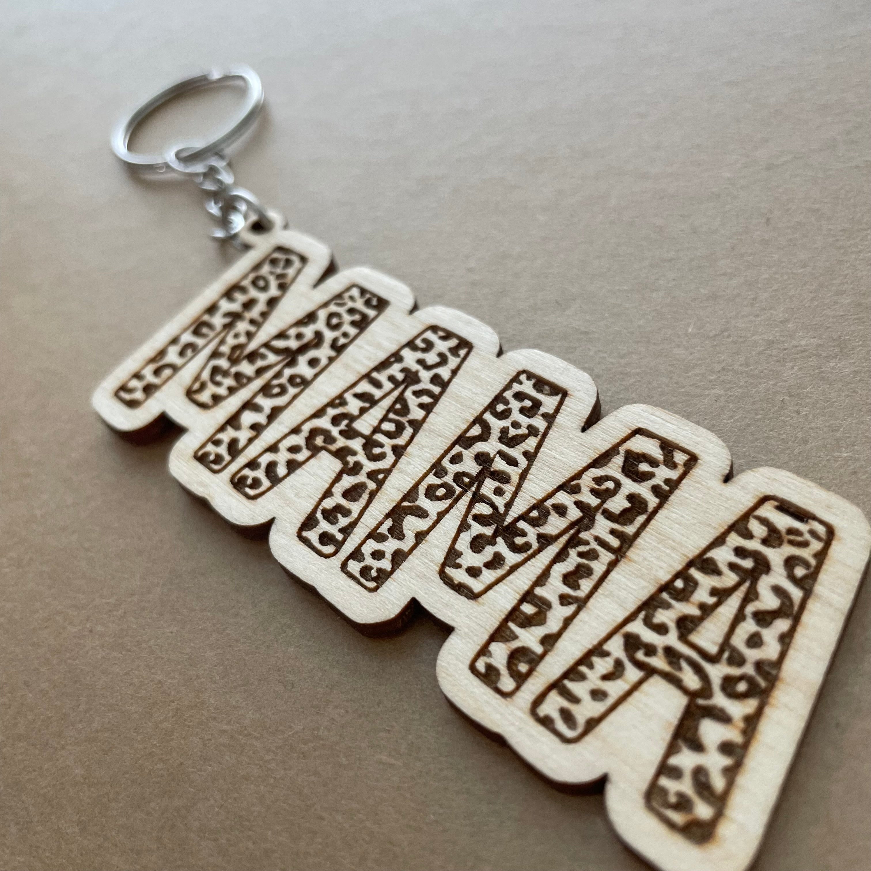 MAMA Leopard Keychain