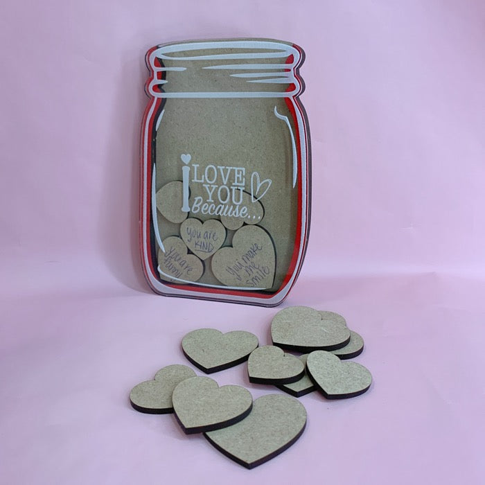 valentines day anniversary gift mask jar