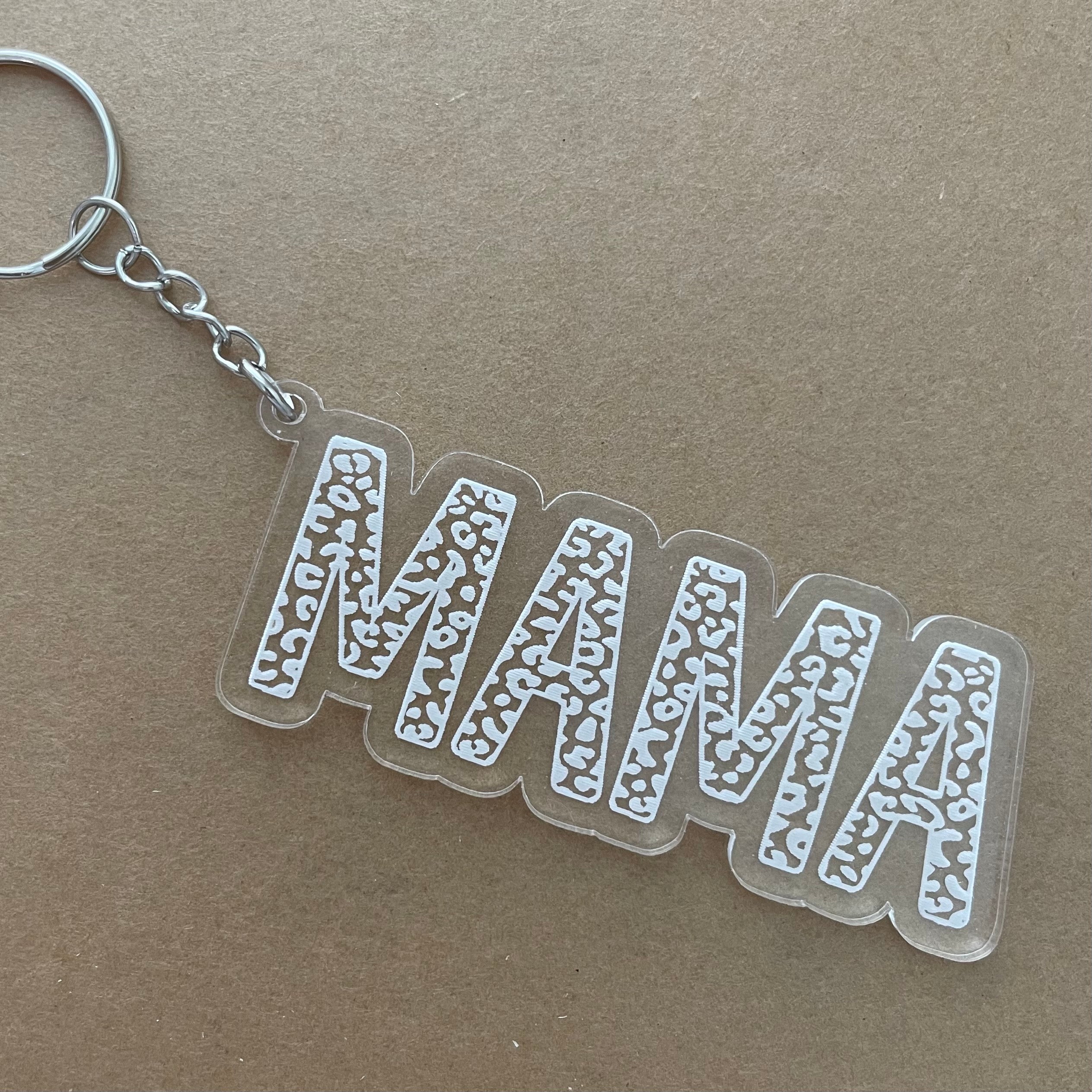 MAMA Leopard Keychain