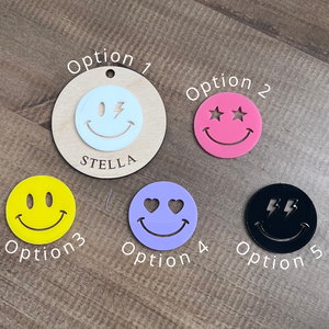 Smiley Face Name Tag