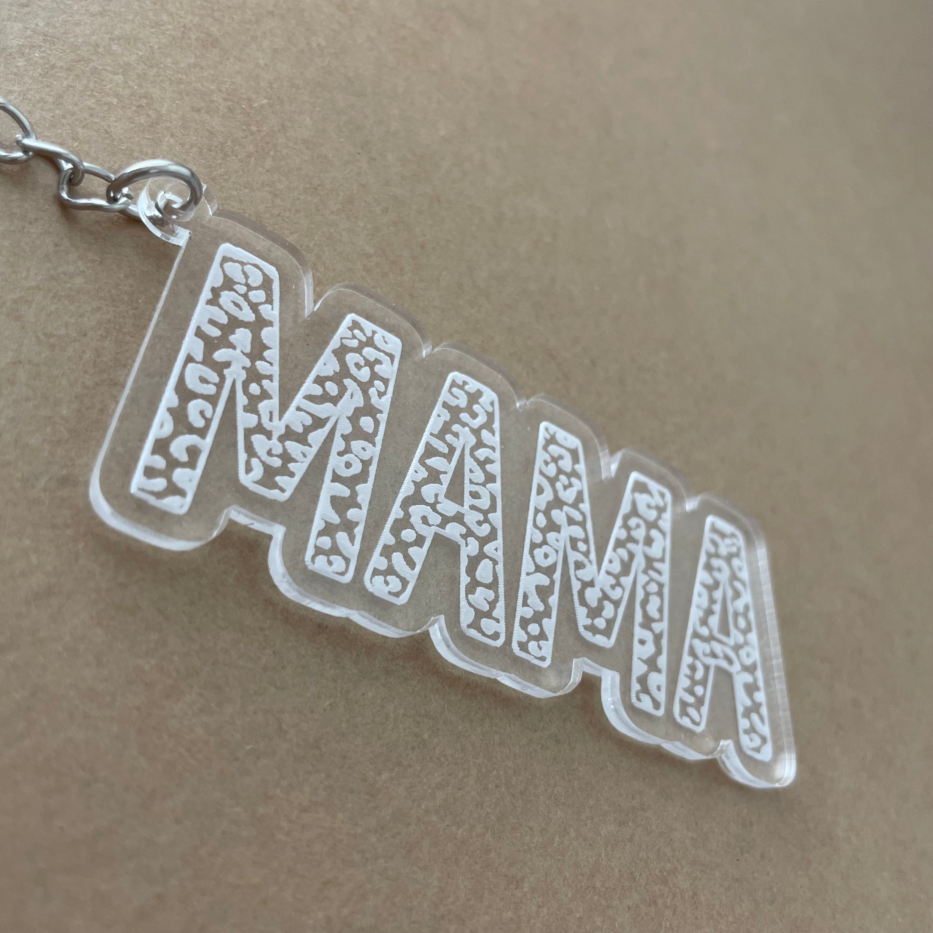 MAMA Leopard Keychain